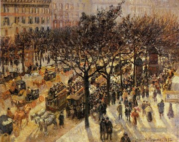  pissarro - boulevard des italiens Nachmittag 1897 Camille Pissarro Pariser